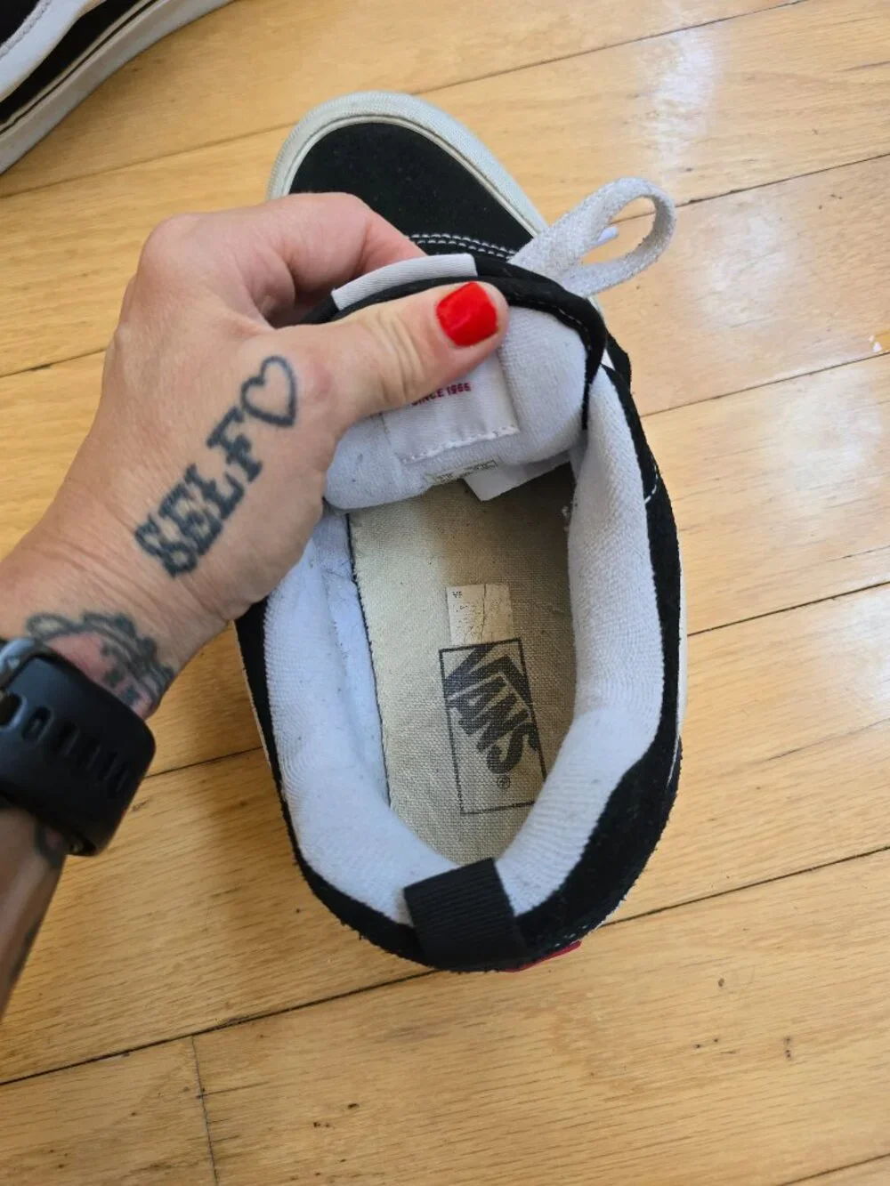 Vans | Knu Skool Y2K Black White Chunky Puffy Tongue Sneakers | WMS 9